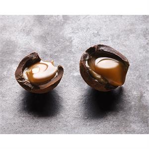 Charbonnel et Walker Dark Sea Salt Caramel Chocolate Truffles in Blue Mini Heart Box 36g